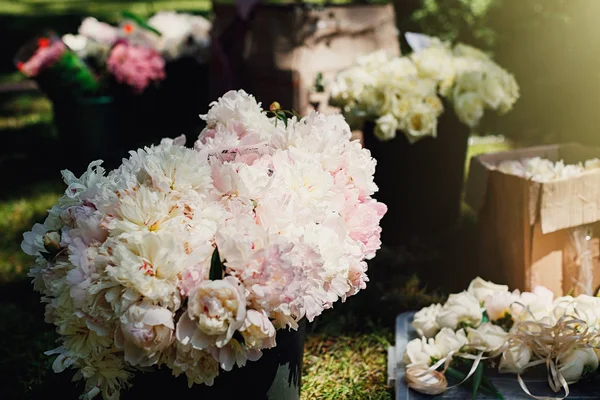 式の花の結婚式の装飾 — ストック写真