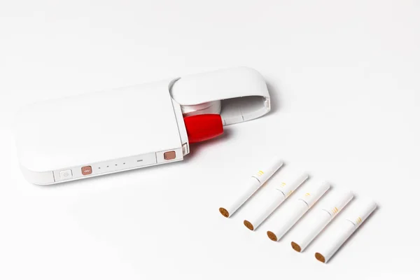 Nouvelle Technologie Système Cigarettes Électroniques Cigarettes Électroniques Cigarette Technologique Cigarette — Photo