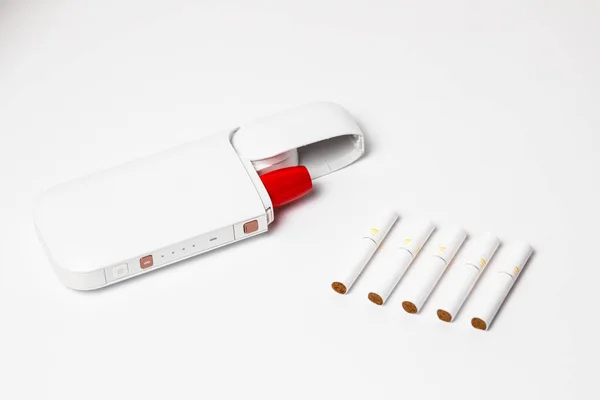 Nouvelle Technologie Système Cigarettes Électroniques Cigarettes Électroniques Cigarette Technologique Cigarette — Photo