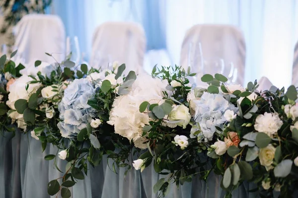 Esküvői Dekoráció Virágok Ünnepség — Stock Fotó