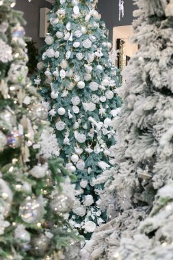 Noel ve mutlu yeni yıl dekorasyon. Noel arka plan w