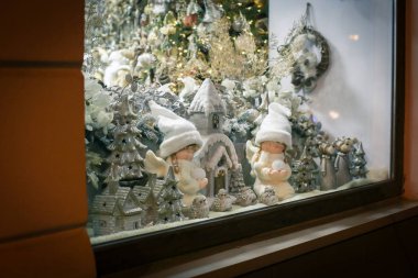 Noel ve mutlu yeni yıl dekorasyon. Noel arka plan w