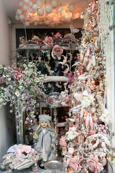 Kerstmis en gelukkig Nieuwjaar decoratie. Kerstmis achtergrond w — Stockfoto