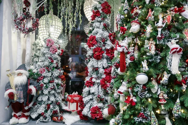 Natale e Felice anno nuovo decorazione. Sfondo di Natale w — Foto Stock