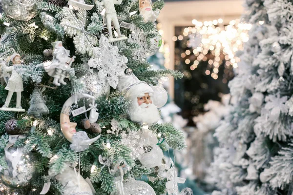 Natale e Felice anno nuovo decorazione. Sfondo di Natale w — Foto Stock