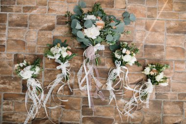 Güzel yaz düğün buket A muhteşem düğün buket üzerinde bir