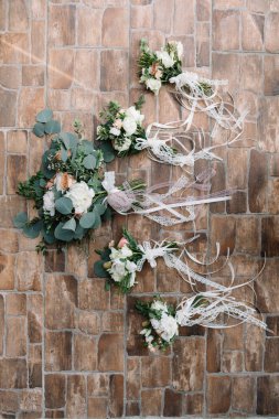 Güzel yaz düğün buket A muhteşem düğün buket üzerinde bir