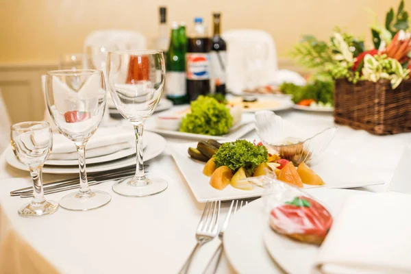 Tablo ayarı için bir olay parti veya Resepsiyon düğün. 