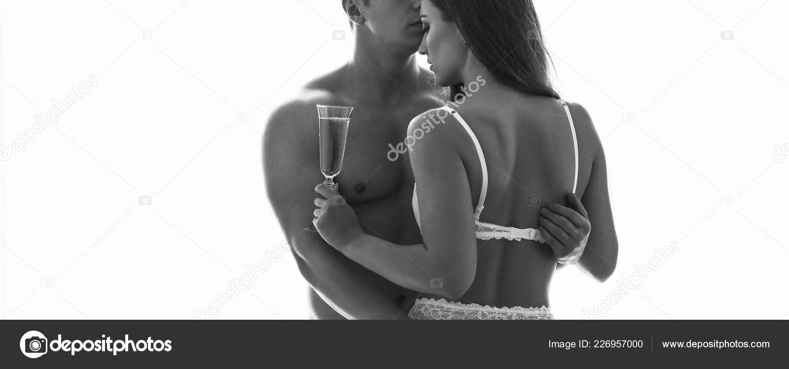 Sex Couple Young Lovers People Love Black White Photos Sexy Stock Photo by ©VAKSMANV101 226957000