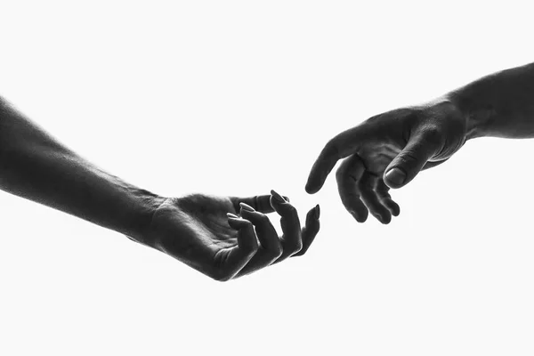 Young Lovers People Love Black White Photo — Stock Photo, Image