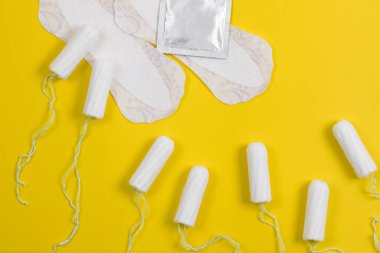 Pamuk tampon. Kadın konfor, hijyen ve koruma.