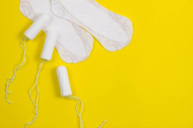 Pamuk tampon. Kadın konfor, hijyen ve koruma.