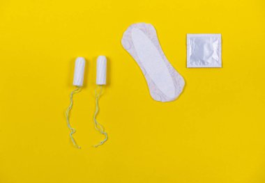 Pamuk tampon. Kadın konfor, hijyen ve koruma.