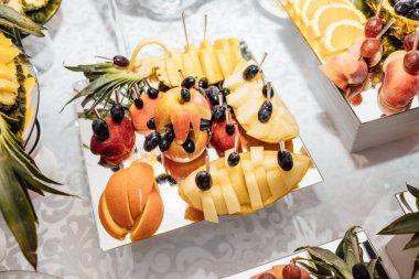 Catering düğün lüks. Düğün recepti barda lezzetli şeker