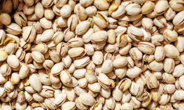 Antep fıstığı Close-up. Tuzlu fıstık - bira snack. 