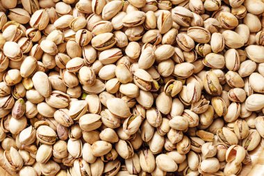 Antep fıstığı Close-up. Tuzlu fıstık - bira snack. 