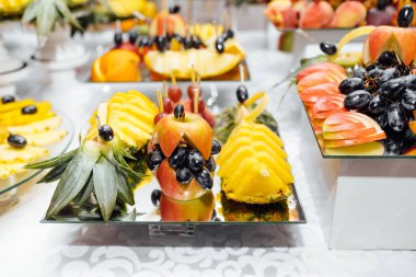 Catering düğün lüks. Düğün recepti barda lezzetli şeker