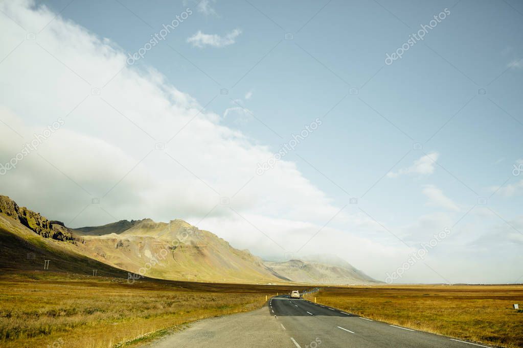 Beautiful Icelandic Landscape. Wonderful image of amazing nature landscape. Iceland Europe.