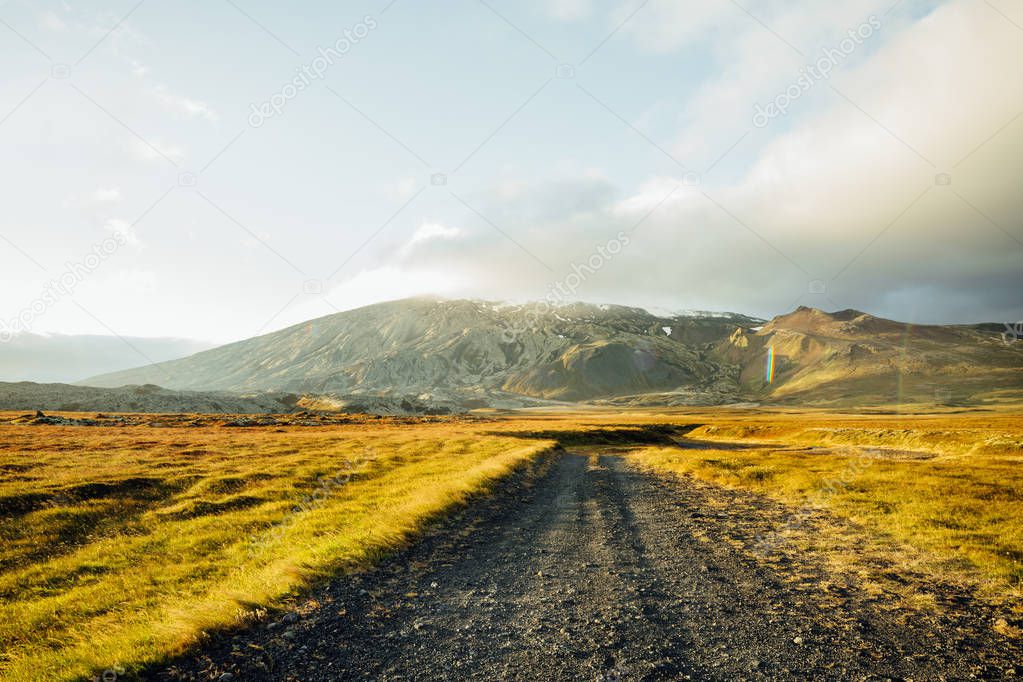 Beautiful Icelandic Landscape. Wonderful image of amazing nature landscape. Iceland Europe.