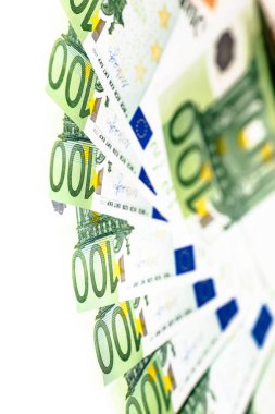Para para, euro ve Amerikan dolar para birimi.