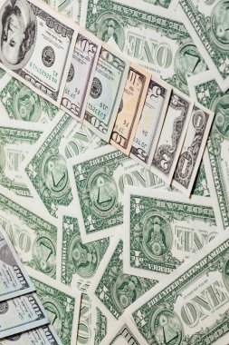 Para para, euro ve Amerikan dolar para birimi.