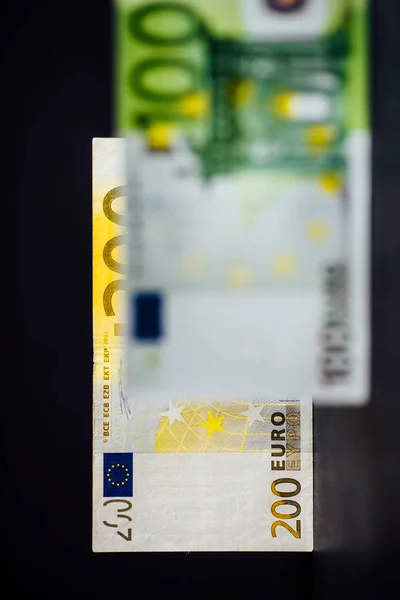Money Cash Euro Amerykańskiej Waluty Dolarów — Zdjęcie stockowe