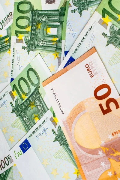 Geld Bargeld Euro Und Amerikanischer Dollar — Stockfoto