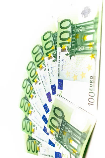 Denaro Contanti Euro Dollari Americani — Foto Stock