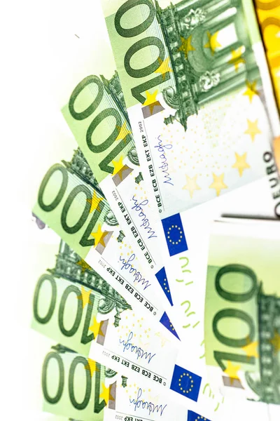 Argent Comptant Euro Dollars Américains Devise — Photo