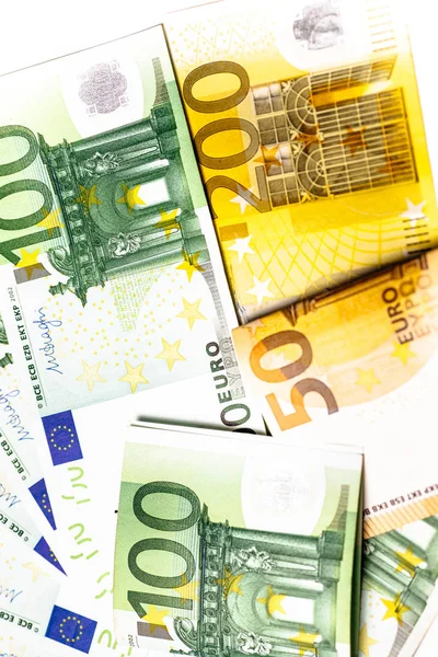 Money Cash Euro Amerykańskiej Waluty Dolarów — Zdjęcie stockowe