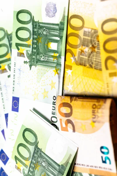 Money Cash Euro Amerykańskiej Waluty Dolarów — Zdjęcie stockowe