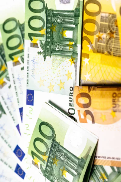 Money Cash Euro Amerykańskiej Waluty Dolarów — Zdjęcie stockowe