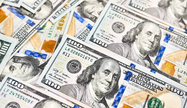 Geld Close Amerikaanse Dollar Euro Rekeningen — Stockfoto