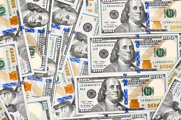 Para kapatın. Amerikan Doları ve euro faturaları.