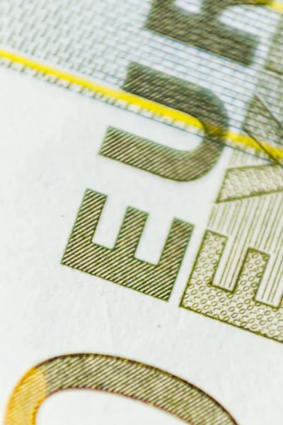 Євро Гроші Крупним Планом Різні Банкноти Євро Євро Фону Грошові — стокове фото