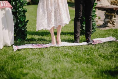 Damat ve gelin düğünde birlikte