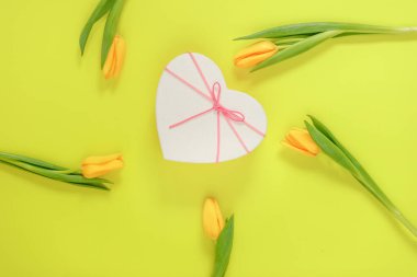 Renkli lale, güzel lale çiçek kompozisyon. Sevgililer günü ya da anneler günü. Uluslararası Kadınlar Günü 8 Mart.