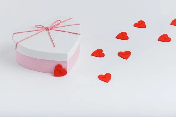 Walentynki Dzień Tło Serca Drukowanie Kart Baner Plakat — Zdjęcie stockowe