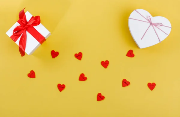 Antecedentes Dia Dos Namorados Conceito Dia Dos Namorados Amor Corações — Fotografia de Stock