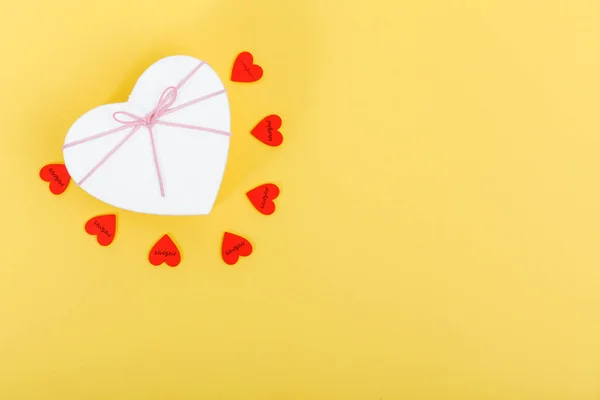 Valentine Day Background Valentines Day Concept Love Valentine Hearts Gift — Stock Photo, Image