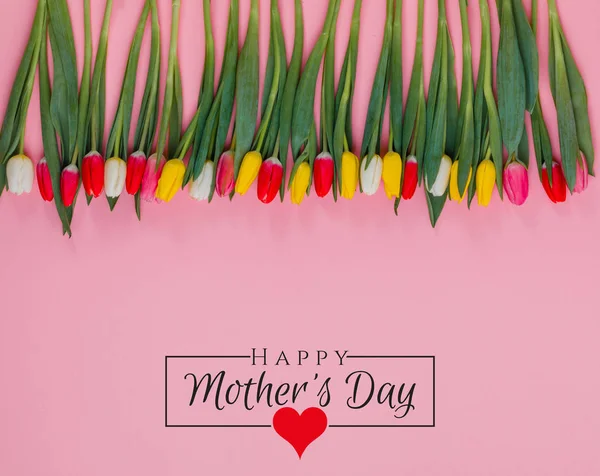 Mother's day holiday. Women's day poster or banner . International Women's Day on 8 March design. Tulips Flowers on background.