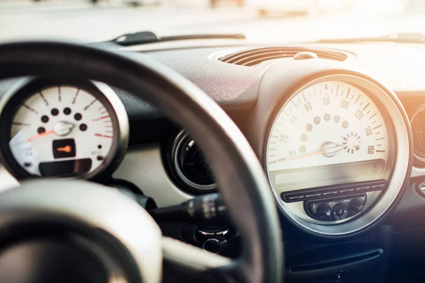 Detalhe Interior Carro Carro Moderno Interior — Fotografia de Stock