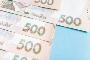 nakit para. Ukrayna ulusal para birimi faturaları. Ukraynalı para. Finans arka plan kapatın.