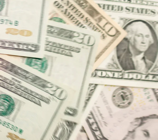 Geschäfts Und Finanzkonzept Amerikanische Dollar Bargeld Dollar Banknoten — Stockfoto