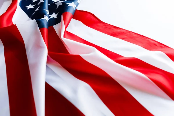 Independence Day American Flag Close — Stock Photo, Image