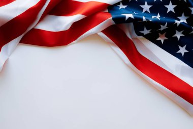 Anma Günü veya 4 Temmuz Amerikan bayrağı.