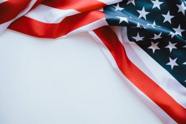 Anma Günü veya 4 Temmuz Amerikan bayrağı.