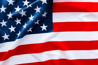 Bağımsızlık günü, Amerikan bayrağı, yakın çekim.