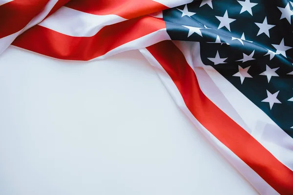 Bandera Estadounidense Para Día Los Caídos Julio — Foto de Stock