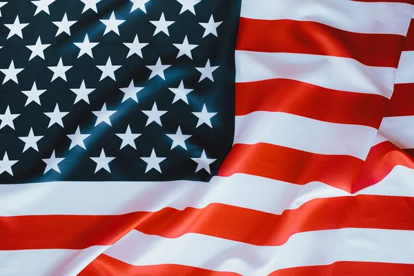 Unabhängigkeitstag Amerikanische Flagge Nahaufnahme — Stockfoto